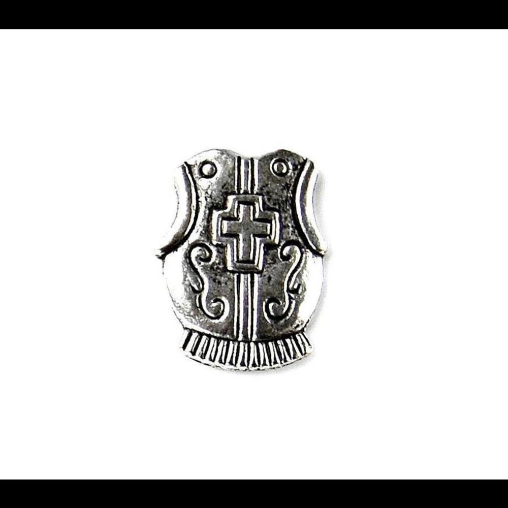 Shield and Cross Lapel Pin
